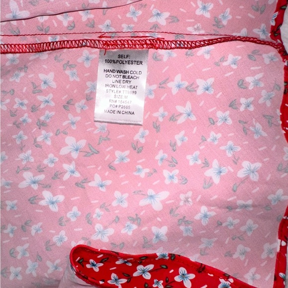 Floral tie front top - Picture 14 of 16